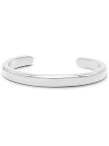 DEVATA Bali Sterling Silver 7mm Cuff Bracelet DVK5585SS - Picture 1 of 6