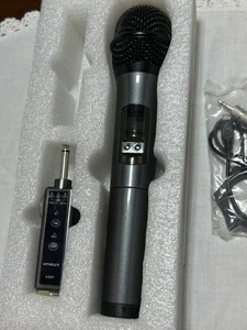 Kithouse K380F kabelloses Karaoke-Handmikrofon 9" Mikrofonsystem - Bild 1 von 8