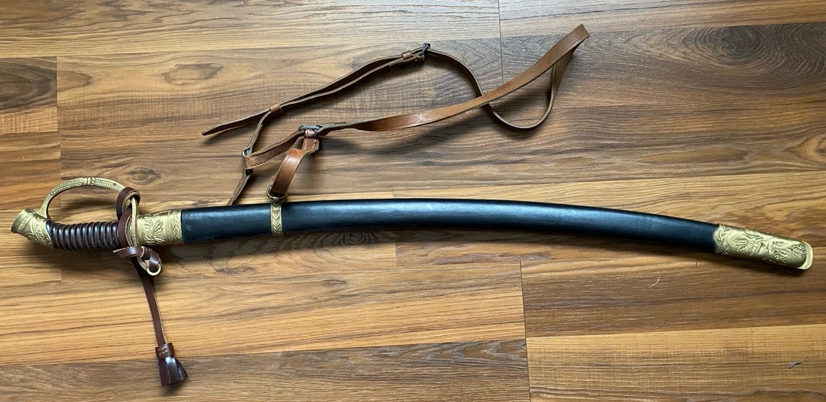 木柄再现弯曲收藏品刀剑、军刀| eBay