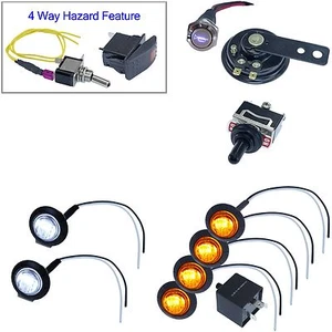 Toggle switch LED turn signal kit for Polaris Ranger RZR 800 900 xp 1000 turbo - Picture 1 of 12