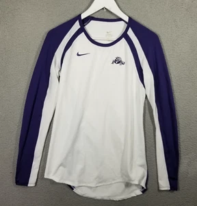 Nike TCU Horned Frogs TEAM ISSUED Volleyball Compression Jersey MT Made USA - Picture 1 of 9