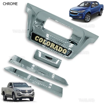 For Chevrolet Holden Colorado Z71 2017 Chrome Accent Tail Gate Insert Rear Cover - image 1 of 3