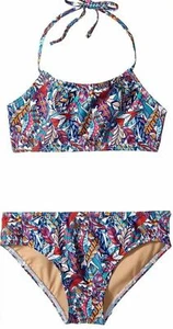 Toobydoo Baby Girl's Funky Feathers Bandeau Bikini Size 9/10 - Picture 1 of 3