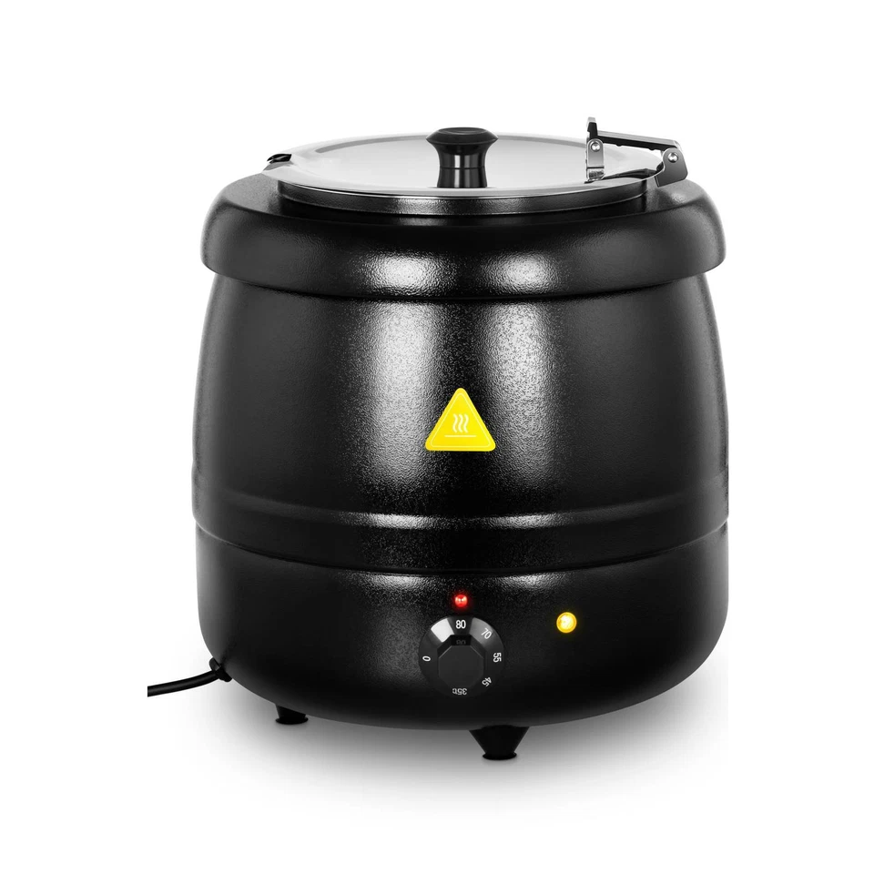 ROYAL CATERING Suppentopf Elektrisch Suppenkessel Thekenkessel Partytopf Suppenwärmer 10L 400W