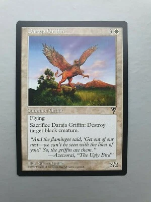 Daraja Griffin, MTG Visions (1997), Uncommon White Creature NM - Image 1 of 2