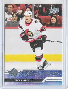 Ridly Greig Ottawa Senators 2023-24 Upper Deck 1 Young Guns Rookie #212
