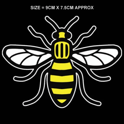PS DESIGN AND PRINT MANCHESTER BEE VINYL DECAL STICKER INYL DECAL BUMPER LAPTOP STICKER CAR WORK BEE