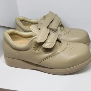 Nature's STRIDE Charlotte Diabetic Womens BONE Leather Shoes size 7.5 - Picture 1 of 6