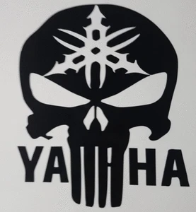 PEGATINA CALCOMANÍA ESTILO YAMAHA CALAVERA - Imagen 1 de 12