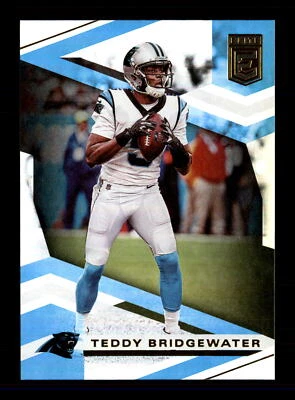 2020 Donruss Elite #78 Teddy Bridgewater Carolina Panthers Football Card - Image 1 of 2