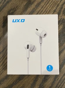 UXD Earbuds Headphones with Microphone, Wired Stereo Earphones 3.5 MM - Picture 1 of 2