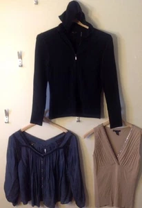 BCBG Women's Black Med Blazer - Picture 1 of 12