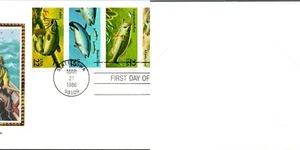 S00-1070, FISH, *COLORANO SILK FDC, 4''X7.5'' COVER, - Picture 1 of 1
