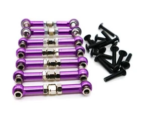 Aluminum Metal Tie rod set Link RS4020 Fits for 1/10 HPI RS4 Sport 3 Rc Car - Picture 1 of 19