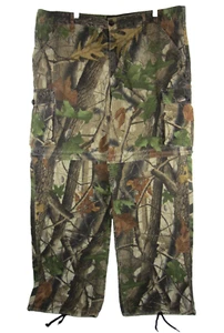 Liberty v Realtree Hardwoods Camo Cargo Pants XL Hunt Baggy Convertible VTG Y2K - Picture 1 of 9