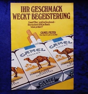 Camel Filter Zigaretten, originale Werbung aus 1970 - Bild 1 von 1