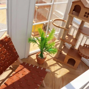 1/6 Scale Dollhouse Miniatures Potted Plants Pot Soldier Library Handmade Decor - Picture 1 of 6