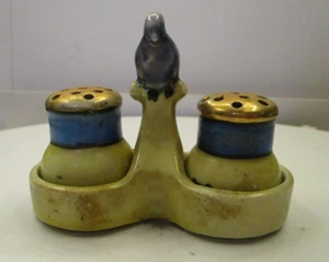 Miniatur Keramik Set Salz und Pfefferstreuer Made in Japan kleiner Farbverlust - Bild 1 von 4