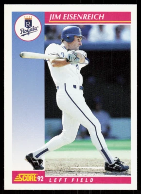 1992 Score 158 Jim Eisenreich Kansas City Royals - Image 1 of 2