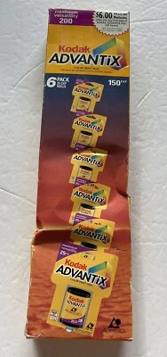 New Kodak Advantix Film 6 Pack Expired 11/2001  - Image 1 of 4