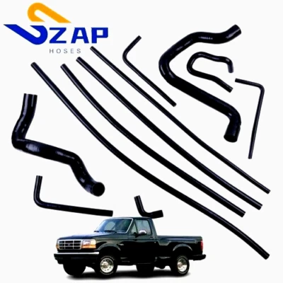 Silicone Radiator Coolant Hose For 88-94 Ford F150 F250 F350 Bronco 5.0L 5.8L V8 - Image 1 of 4