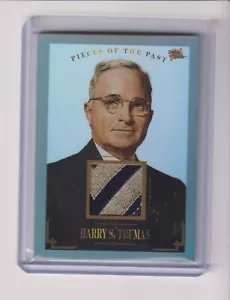 2023 PIECES OF THE PAST HISTORICAL EDITION UNIFORM RELIC HARRY S. TRUMAN - Picture 1 of 1