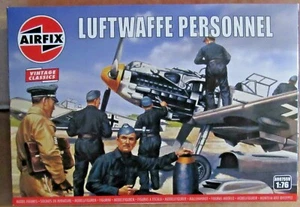AIRFIX WW2 GERMAN LUFTWAFFE PERSONNEL 1:76 SCALE 25mm MODEL SOLDIERS UNPAINTED - Picture 1 of 2