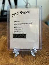 Jaxon Smith-Njigba 2023 National Treasures Silver Silhouette Signatures Auto DJ1