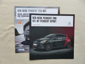 Peugeot 208 GTi Sport MJ 2016 - Folleto + Lista de precios 08.2015 - Imagen 1 de 5