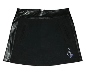 Baby Phat kleines Mädchen Mixed Media Rock Kunstleder mit Innen Kurzgröße 4T - Bild 1 von 3