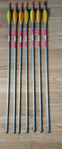 Easton E24 Target 1516 Archery Arrows - X7 - 56.6cm L - 6mm Dia - Picture 1 of 8