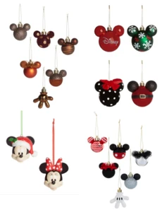 Disney Kugeln Mickey & Minnie Mouse Christbaumschmuck 4 Stück Primark - Bild 1 von 6