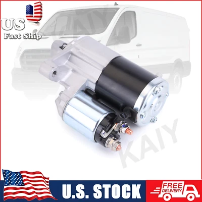 M000TD5571 Cargo Starter Motor For Ford Transit-150 250 HD V6 3.5 3.7 2016-20 US - Image 1 of 4
