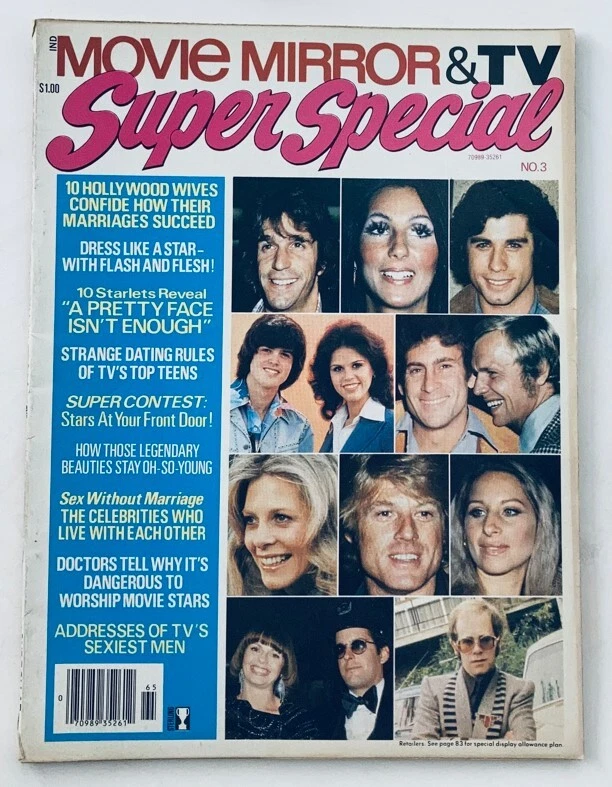 VTG Movie Mirror & TV Super Special Magazine #3 1976 Henry Winkler John Travolta - Image 1 of 3