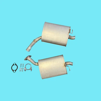 Right & Left side Side Muffler 2015-2017 Hyundai Sonata  2.0L Turbo Dual outlet Foto 1 de 2