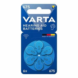 Batteria per apparecchi acustici Varta Hearing Aid 675 PR44 6 pezzi - Foto 1 di 1