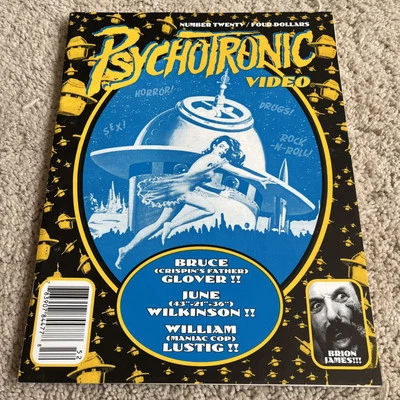 Psychotronic Video Magazine #20 Spring 1995 Horror Drugs Sex Brion James Rock To - Image 1 of 4