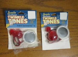 x2 - Darice Jumbo elektronische Twinkle Töne - Rudolph Nase - Bild 1 von 6