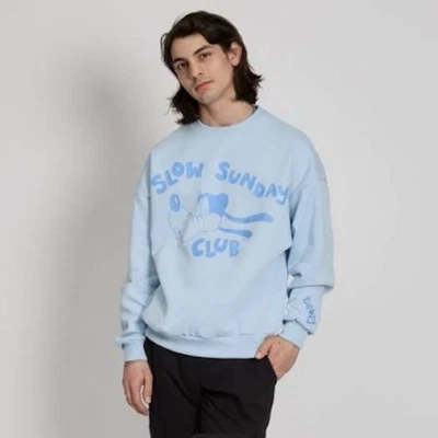 AGOTADO NUEVO CON ETIQUETAS CAKEWORTHY DISNEY Goofy SLOW SUNDAY CLUB Sudadera Suéter en Mano Foto 1 de 4