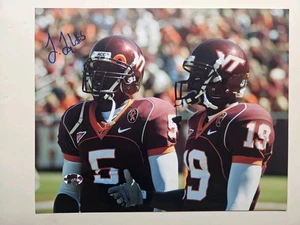 Tyrod Taylor Virginia Tech Hokies signiert 8 x 10 Ravens Bills Chargers Giants Jets - Bild 1 von 7