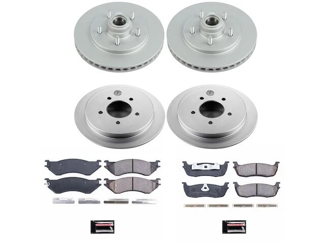 Front and Rear Brake Pad and Rotor Kit For 1998-2000 Lincoln Navigator HB675KN - Изображение 1 из 1