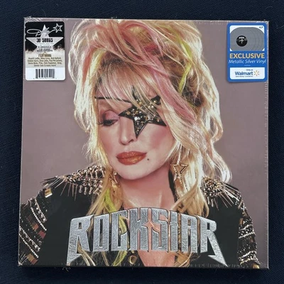 DOLLY PARTON "ROCKSTAR' 4 LP SET ON METALLIC SILVER VINYL BRAND NEW SEALED - Image 1 of 4