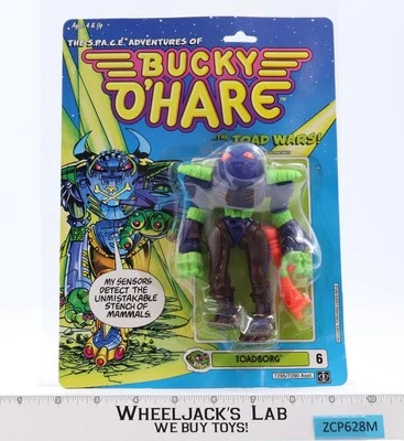 Toadborg Bucky O' Hare Toad Wars 1990 Hasbro Vintage Action Figure NEW SEALED - Image 1 of 4