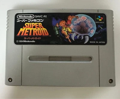 SFC Super Metroid Super Famicom Japanese Edition Nintendo Game Japan Used - Image 1 of 4