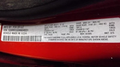 Alternator New Style 6 Lug Wheel Etorque Fits 19-24 DODGE 1500 PICKUP 12354815 - Image 1 of 4