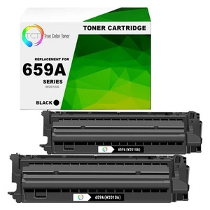 2PK TCT Premium 659A W2010A negro para tóner compatible HP LaserJet M856 - Imagen 1 de 6