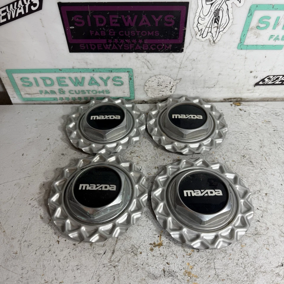 Juego de 4 tapas centrales de rueda BBS de fábrica 86-91 Mazda RX7 FC Foto 1 de 4