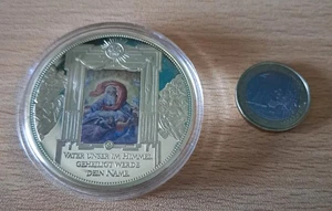 Medaille/Münze vergoldet "Das Vaterunser" Vatikan - Bild 1 von 2