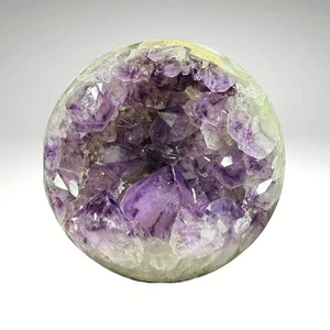 Große Amethyst Kugel Kristall Geode Hohlraum 5,75" poliert, 9 Pfund 15 Unzen Wohndeko - Bild 1 von 9