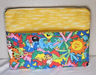 Bolso Kellogg's Cereal Mascotas Lap Top Cremallera Talla 16 X 13 Foto 1 de 4